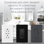 Legrand radiant 15 Amp Combination LED Night Light 3-Way Switch White