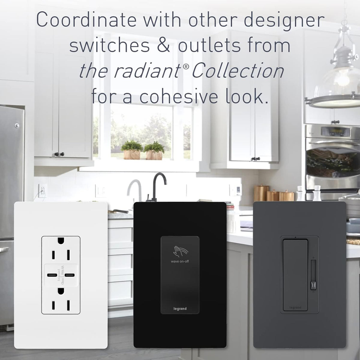 Legrand radiant 15 Amp Combination LED Night Light 3-Way Switch White