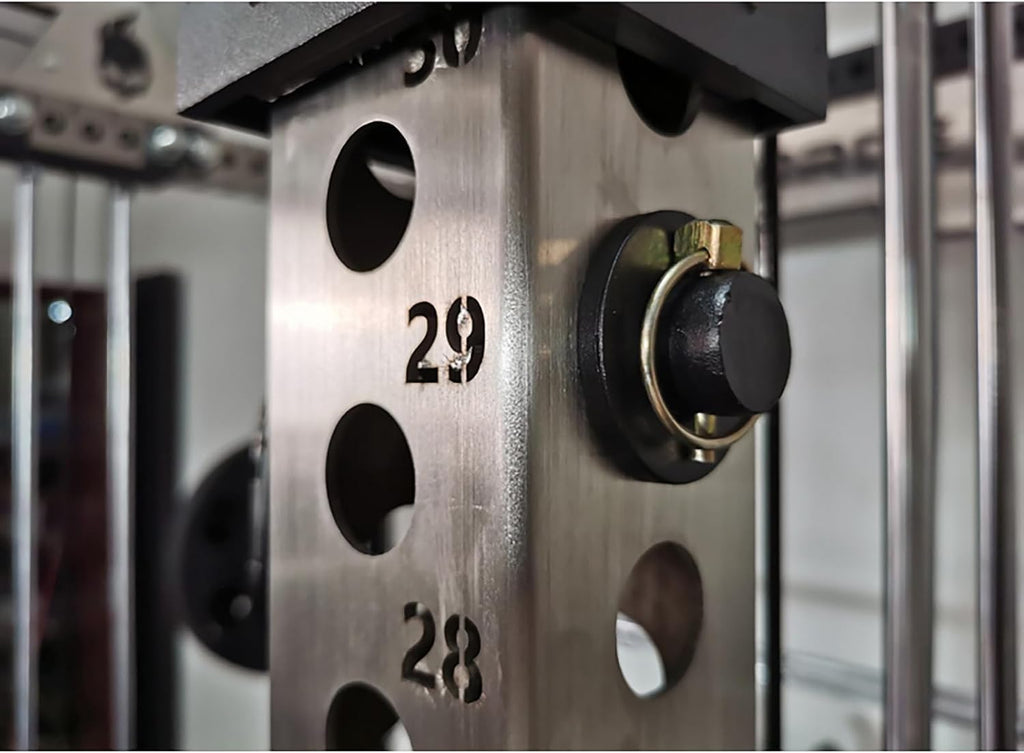 Power Cage Squat Rack Home Gym Accessory, Fits 3x3 Rack with 1" Hole