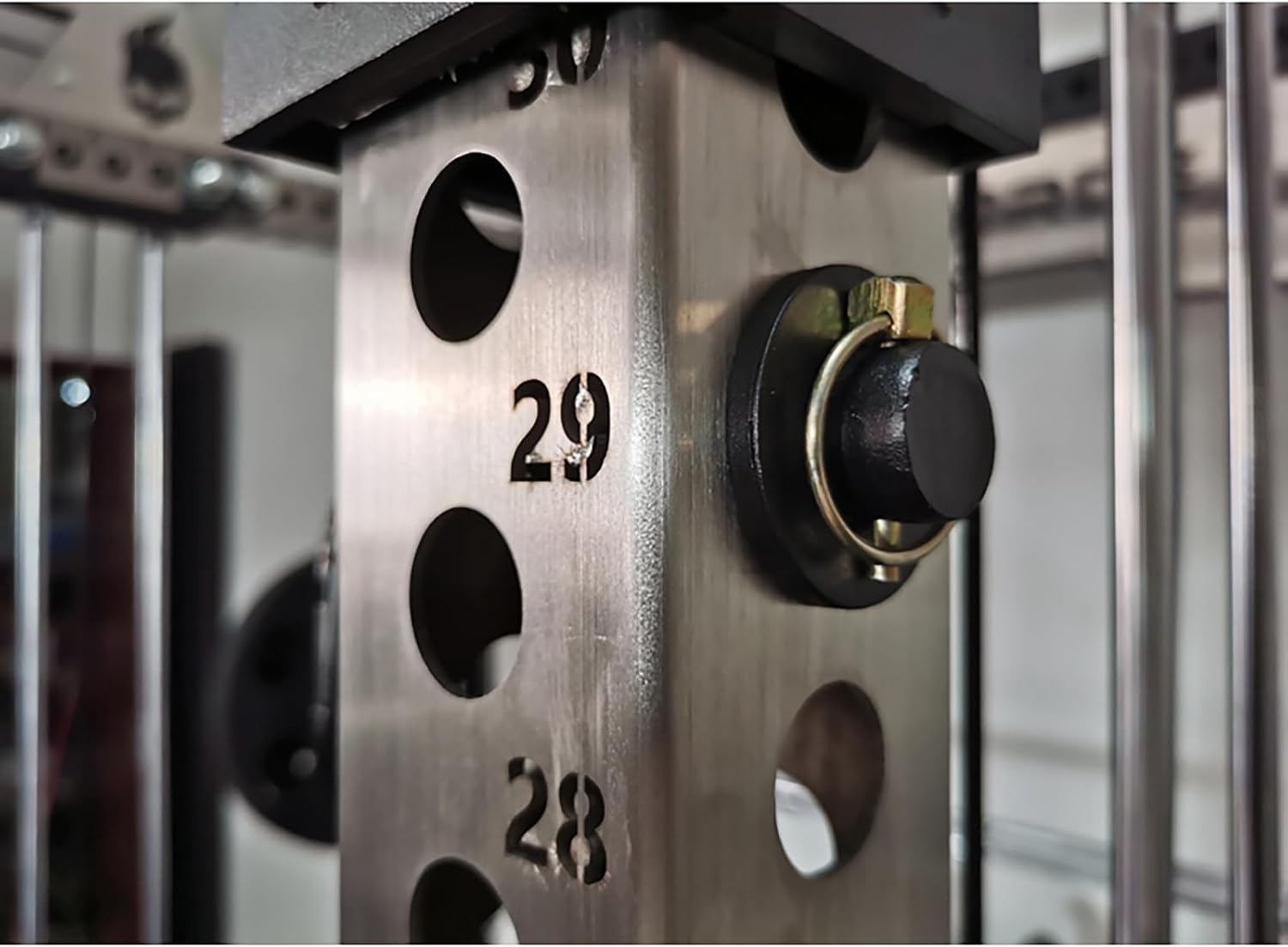 Power Cage Squat Rack Home Gym Accessory, Fits 3x3 Rack with 1" Hole