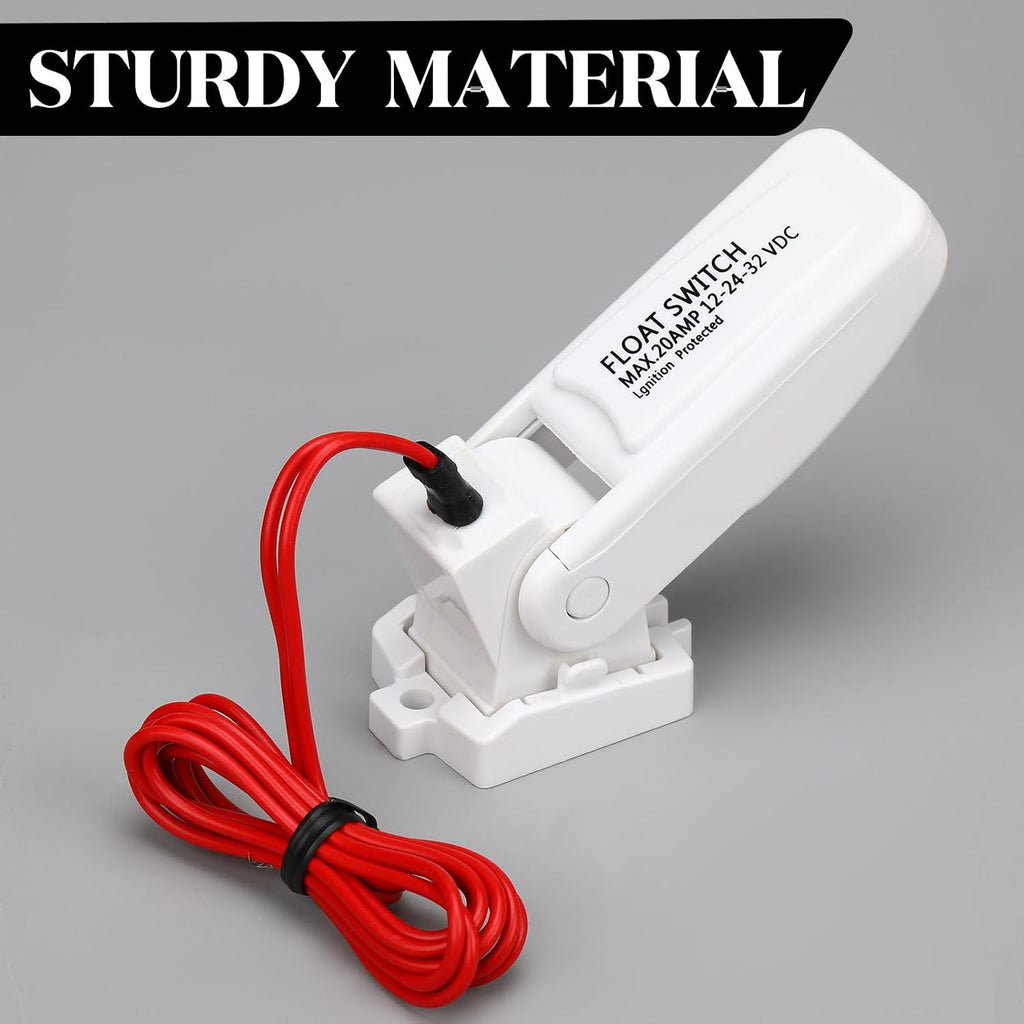 Landhoow Automatic Boat Bilge Pump Float Switch, 12v 24v 32v