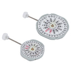 2 Pcs PE28 PE25 Quartz Watch Movement Set for Precise Timing with Easy Adjustment Function Metal