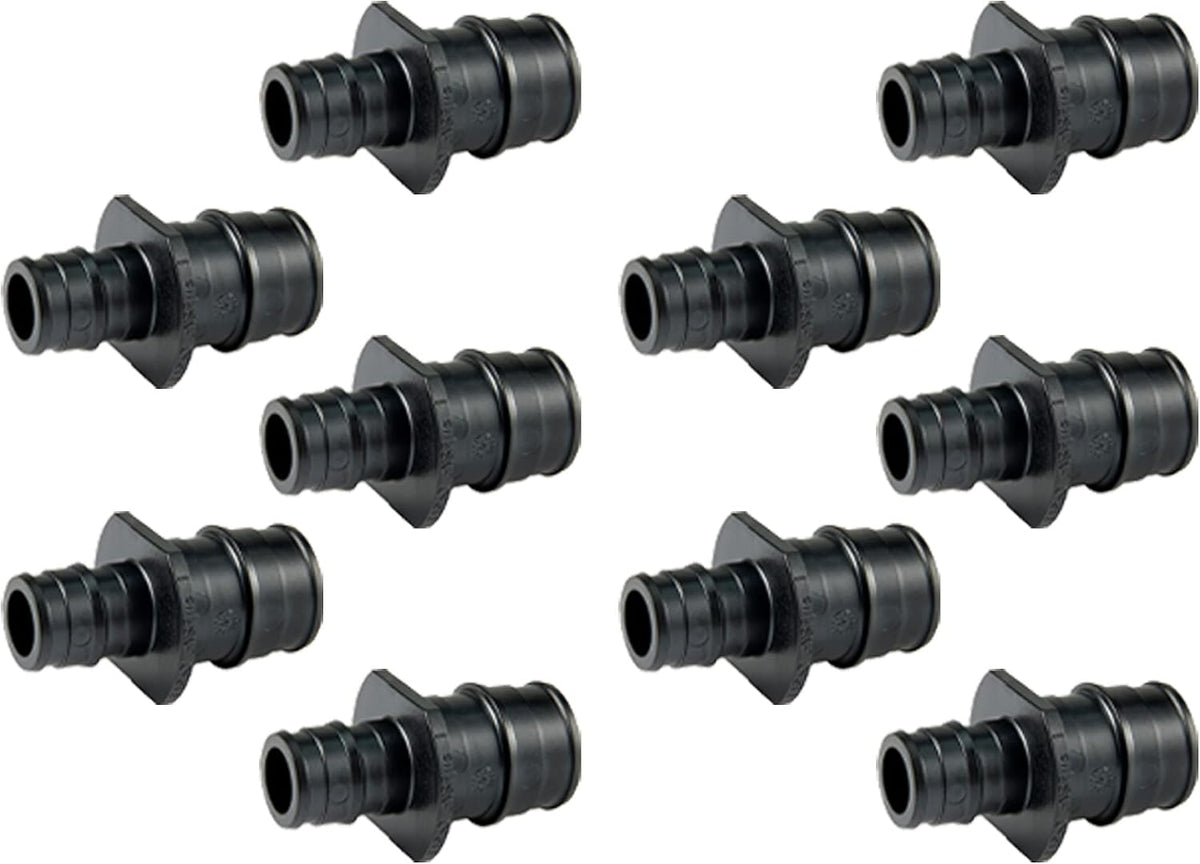 10 Piece EFIELD Poly PPSU Pex-A Expansion Fittings,1/2" x 3/4"Coupling