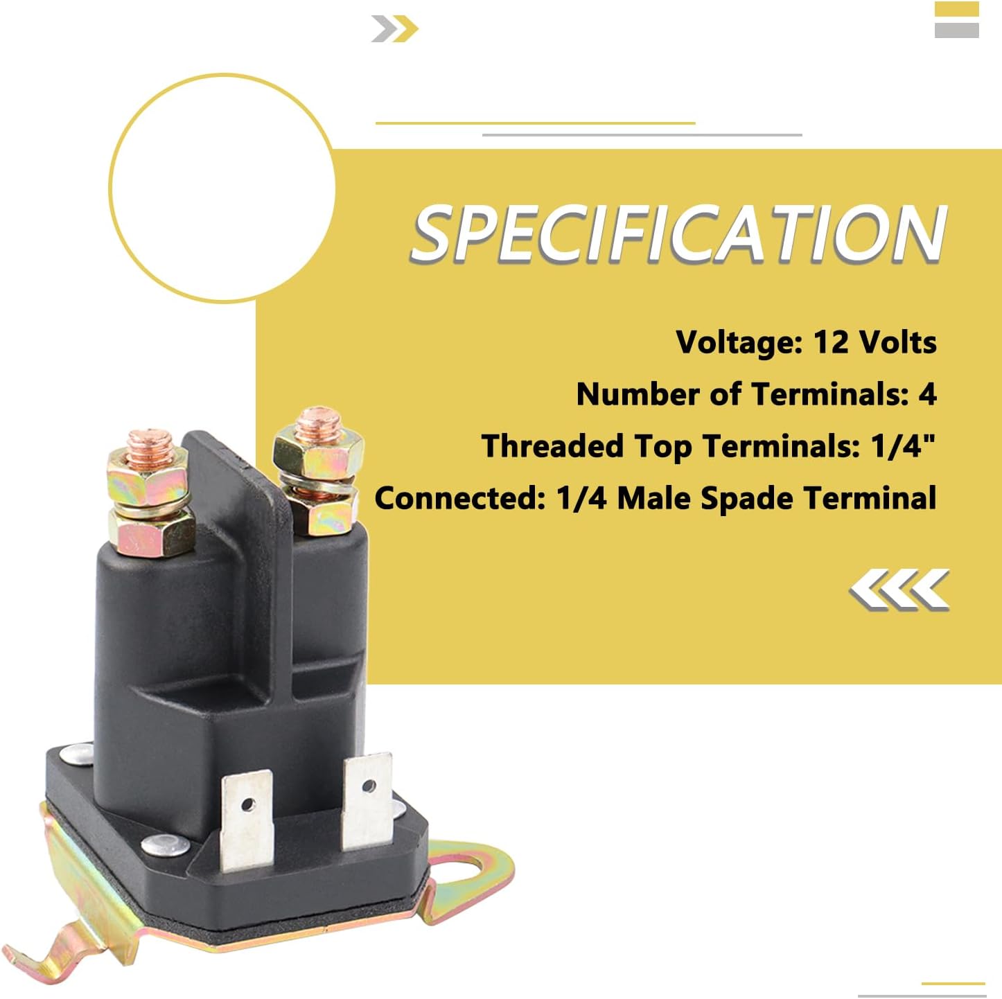 192507 Starter Solenoid Compatible with Trombetta AYP Craftsman
