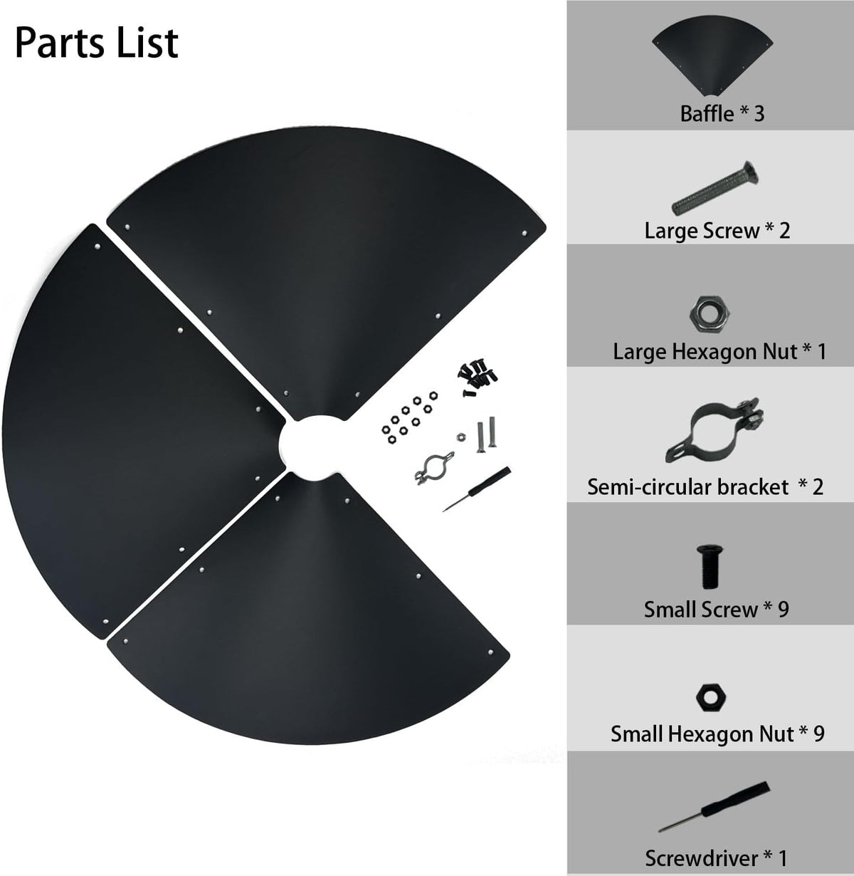 Squirrel Baffle for Bird feeders Pole, Squirrel Proof Cone.