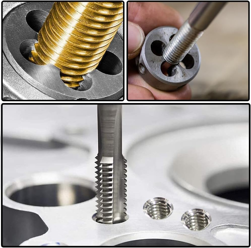 M6 X 1.0 Metric Tap and Die Set, Threading Tap Die Set