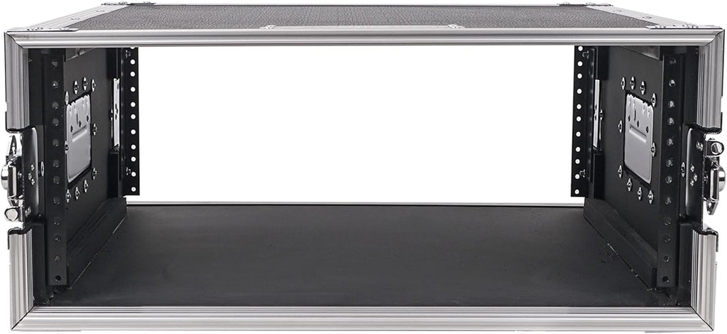4U PA/DJ Rack/Road Case, 4-Space, with 21" Rackable Depth, Plywood, Metal Ball Corners, Pro Tour Grade Flight Case