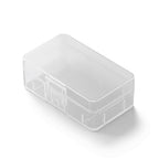 5Pcs 9V Battery Storage Case Organizer Box Holder, Transparent