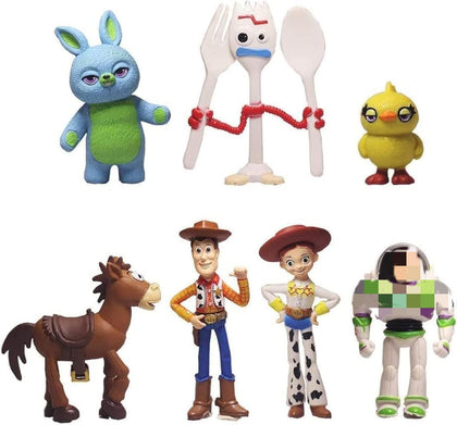 7 Pack Anime Figurines Set, PVC Figures
