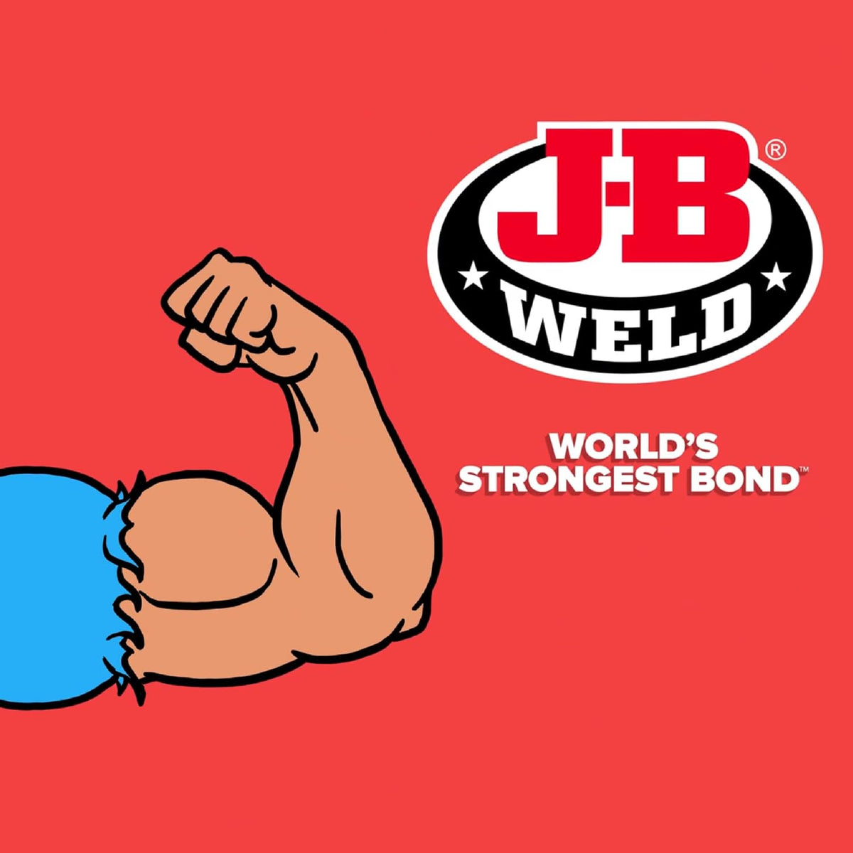 J-B Weld 8277 WaterWeld Epoxy Putty Stick - 2 oz. (Pack of 2)