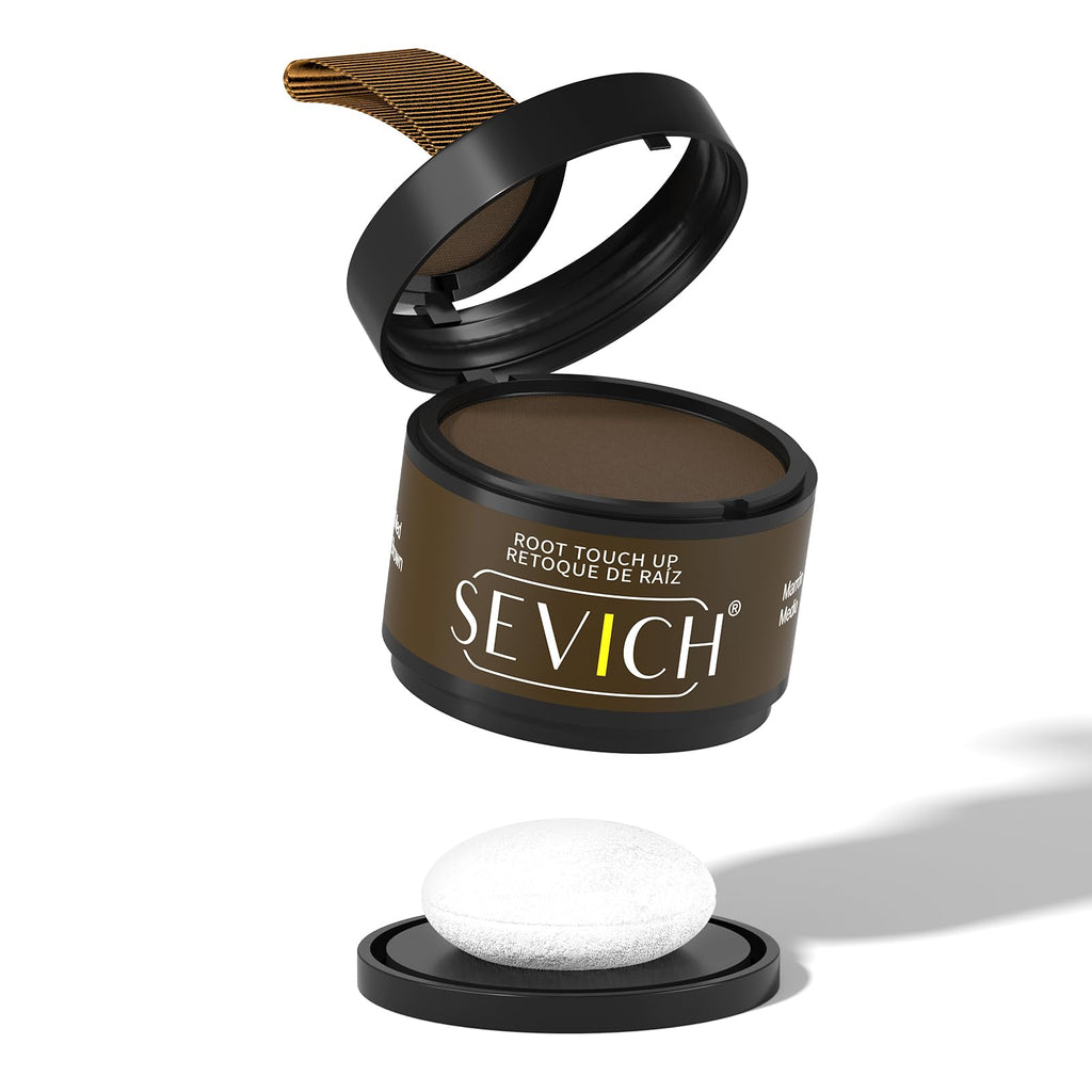 Hairline Powder, Gray Root Touch Up, Sweatproof, Medium Brown