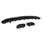Front Lower Bumper Grille and Tow Hook Cover Compatible with Dodge RAM 1500 2019-2024