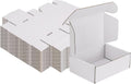 6x4x2 Inches Shipping Boxes Pack of 50, Small Corrugated Cardboard Box for Mailing Mailer Packing, All White
