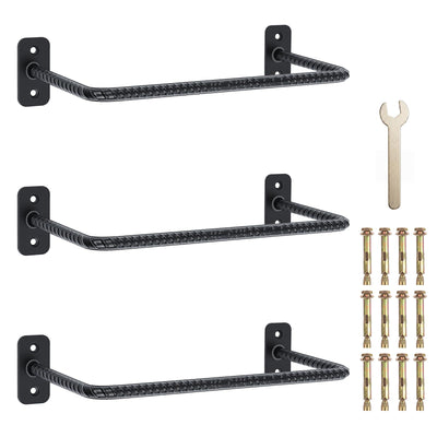 3 Rung Window Well Ladder Heavy Duty Metal Steel Basement Window Loft Ladder 500lbs Load Wall Mount Climbing Rungs