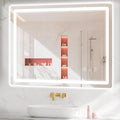30"x36" LED Bathroom Mirror with Lights, Backlit + Front Lit, Anti-Fog, Lighted Bathroom Mirror for Wall, HD