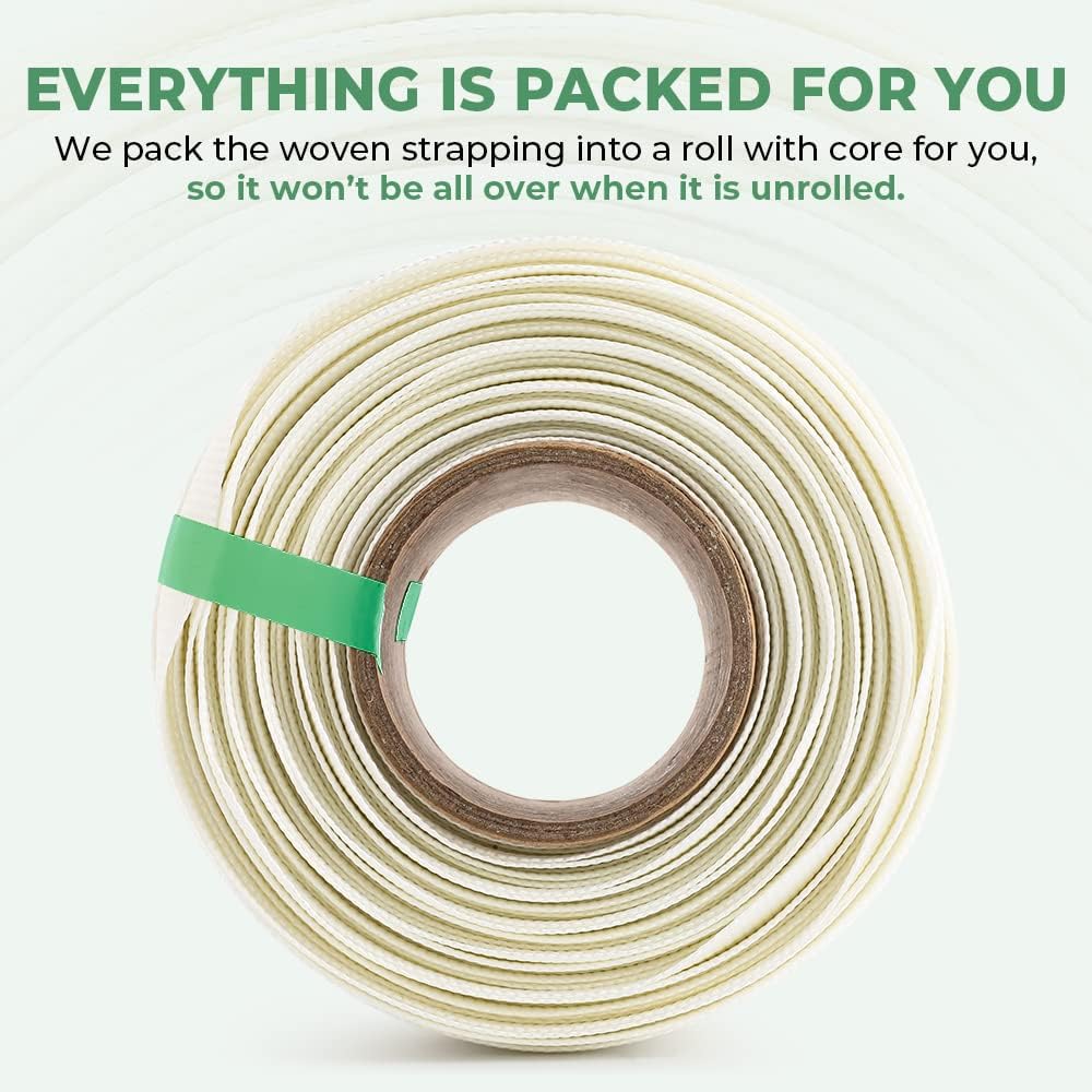 2500lbs, 3/4" x 330' Woven Cord Pallet Strapping Roll