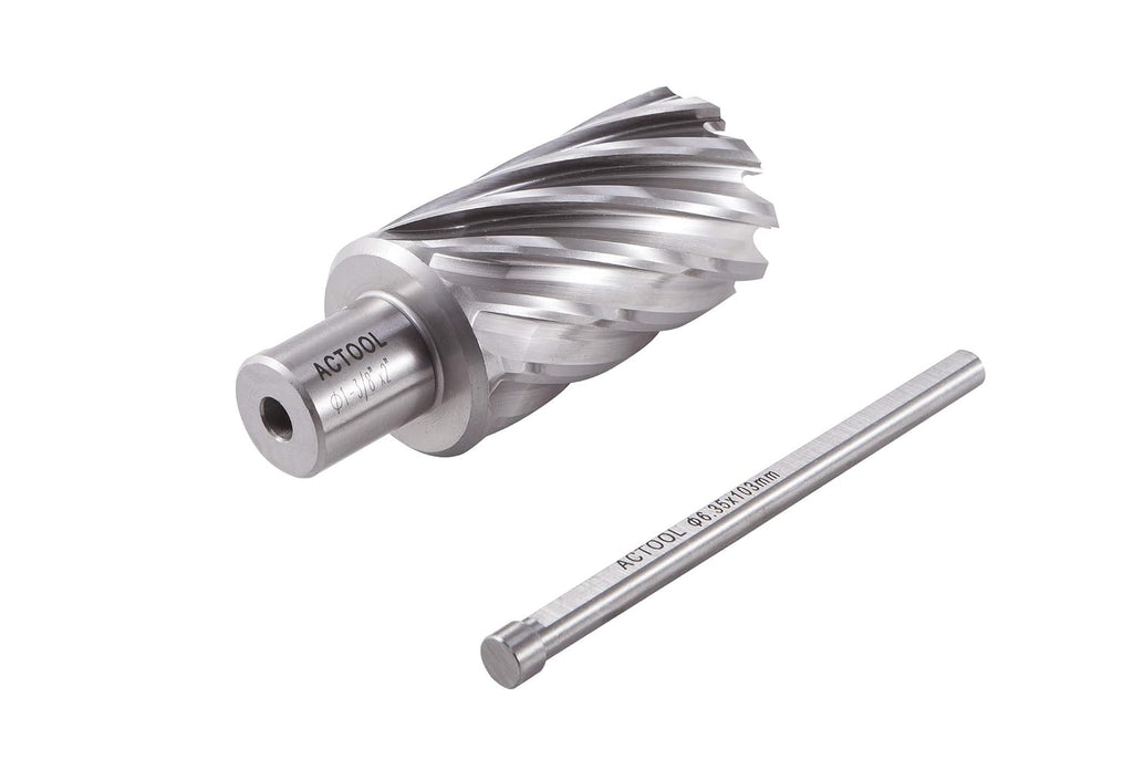 1-3/8" Diameter × 2" Depth of Cut HSS ANNULAR Cutter with 3/4'' Weldon Shank