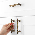 3 Inch Antique Brass Cabinet Pulls Drawer Handles 10 Pack 2510