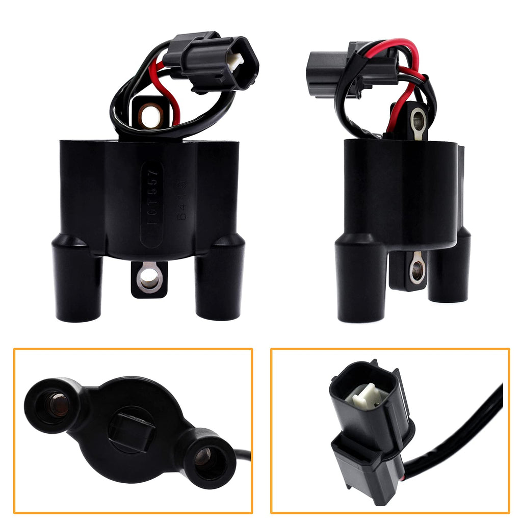 F6T557 Ignition Coil Compatible With Yamaha 2005 F60 4 Stroke Ignition Coil 63P-82310-01-00 F150 F50 F75 F90