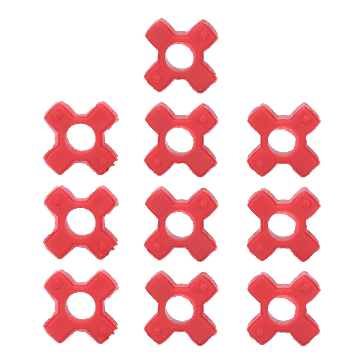 MAVIS LAVEN Honey Extractor Bushing Connectors, 10-Pack Red Polyurethane
