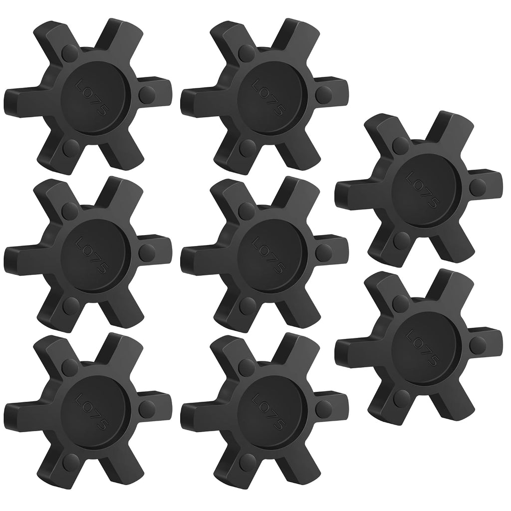 XIKE L075 NBR Rubber Spider for L-Jaw Coupling, 8-Pack