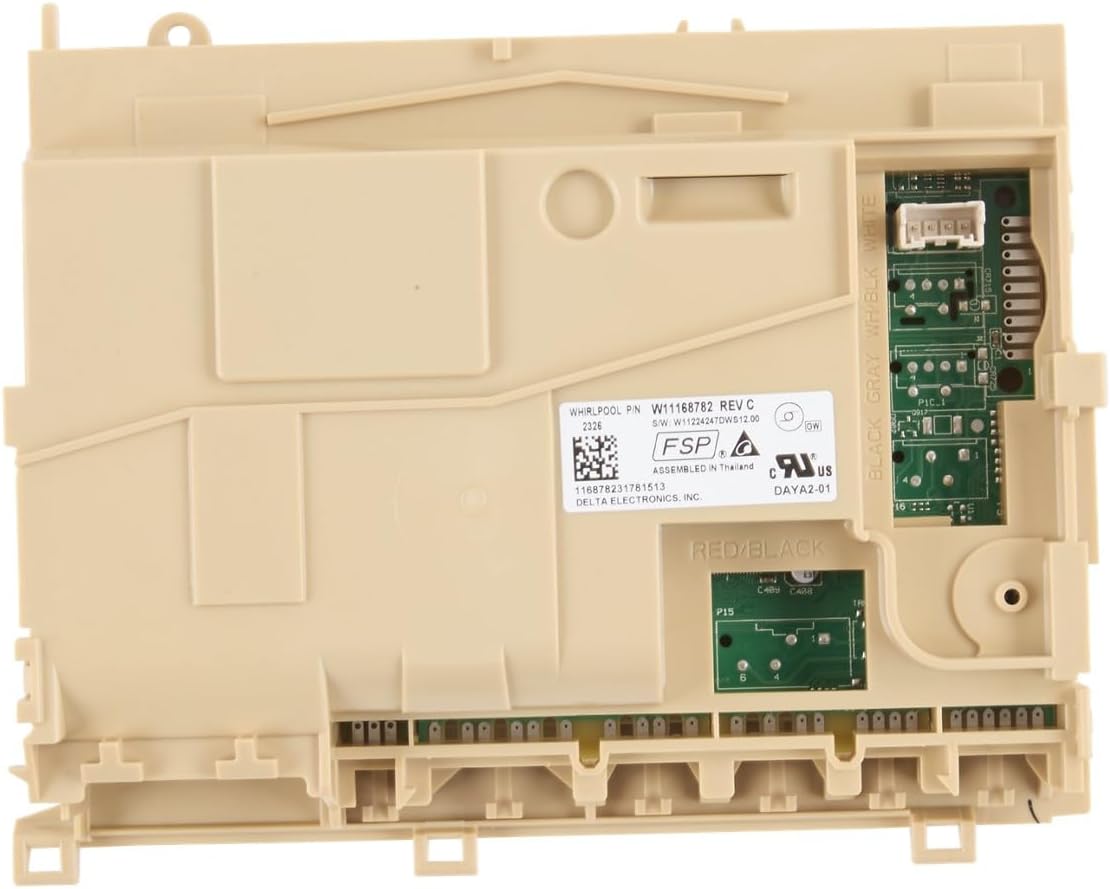 Whirlpool W11225084 OEM Dishwasher Electronic Control Board, Beige