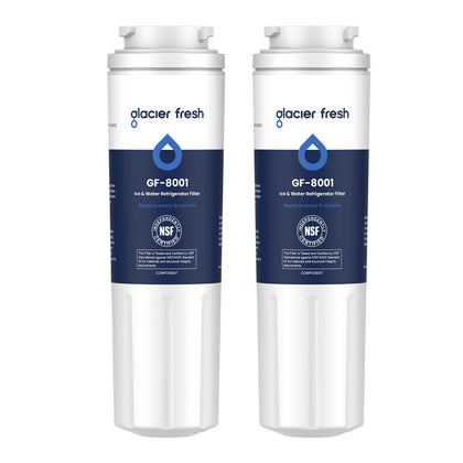 UKF8001 Whirlpool Refrigerator Water Filter 4, 2 Pack