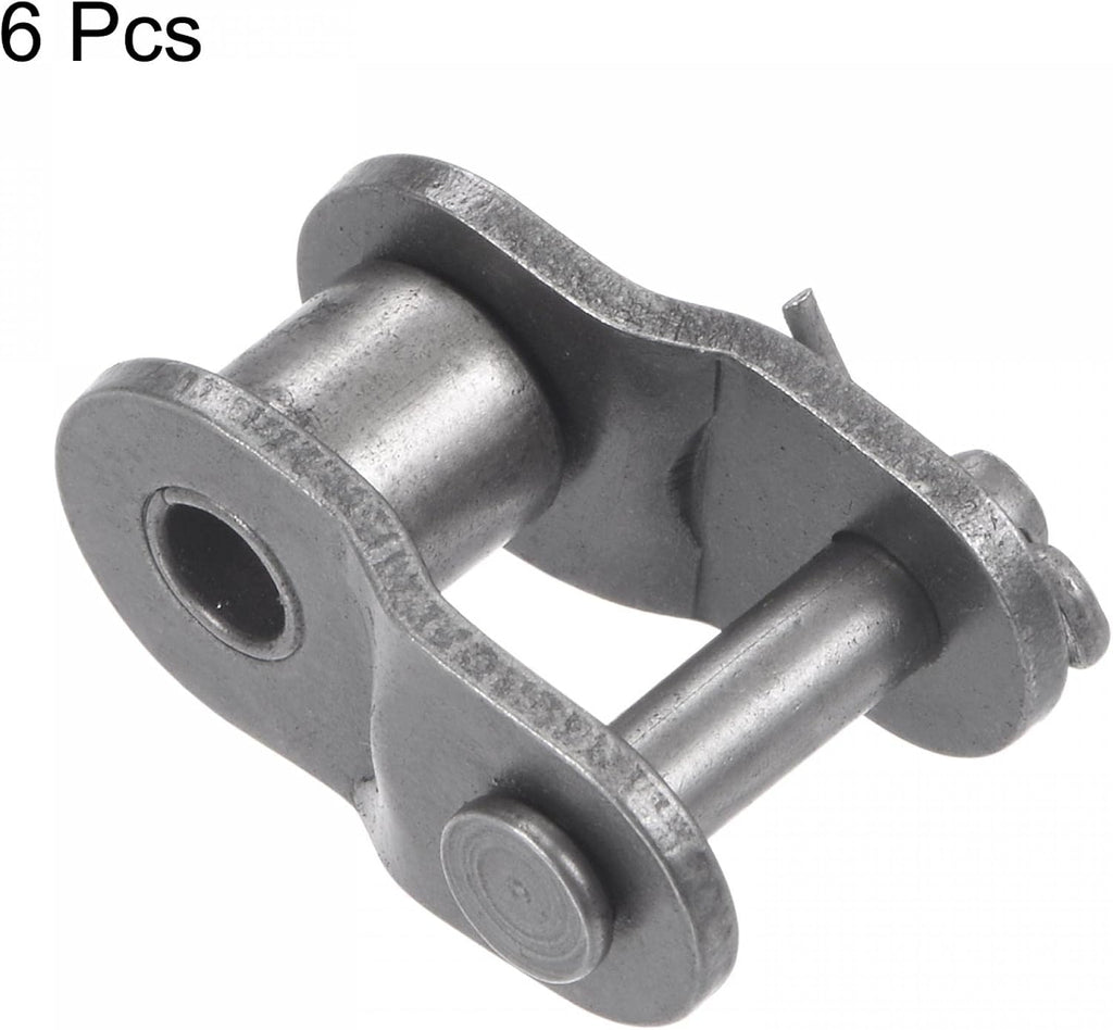 uxcell 6Pcs #50 Chain Offset Half Link Roller, 5/8" Pitch Carbon Steel