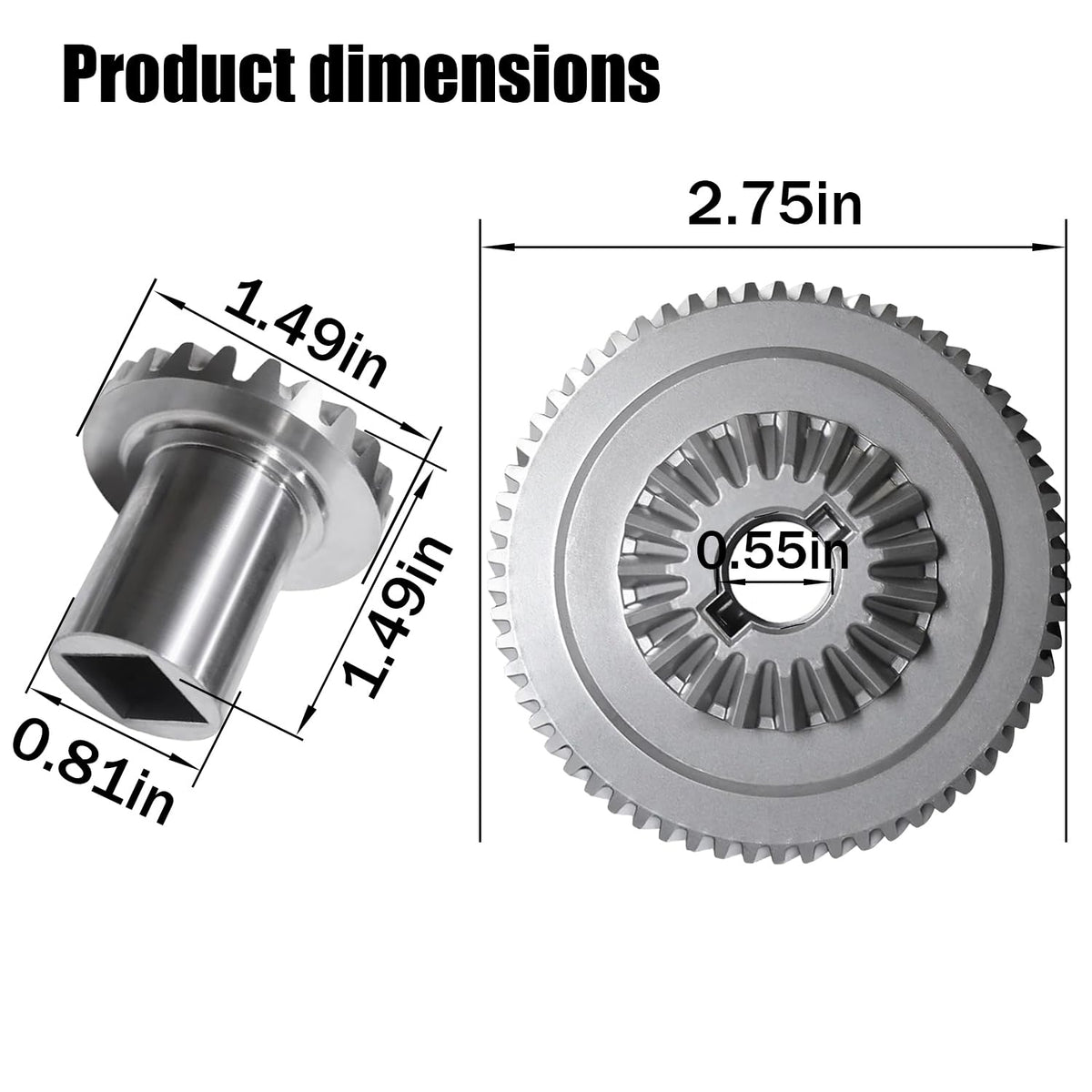 Mixer Attachment Gear Hub Kit Compatible with KitchenAid Stand Mixers