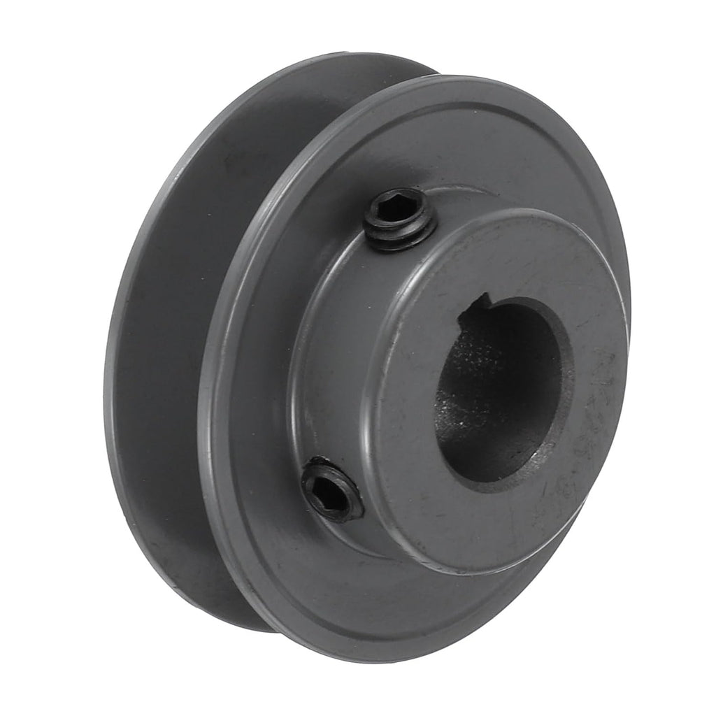 uxcell AK25-3/4 V-Belt Sheave 3/4" Bore, 2.5" OD, Single Groove Web Sheave