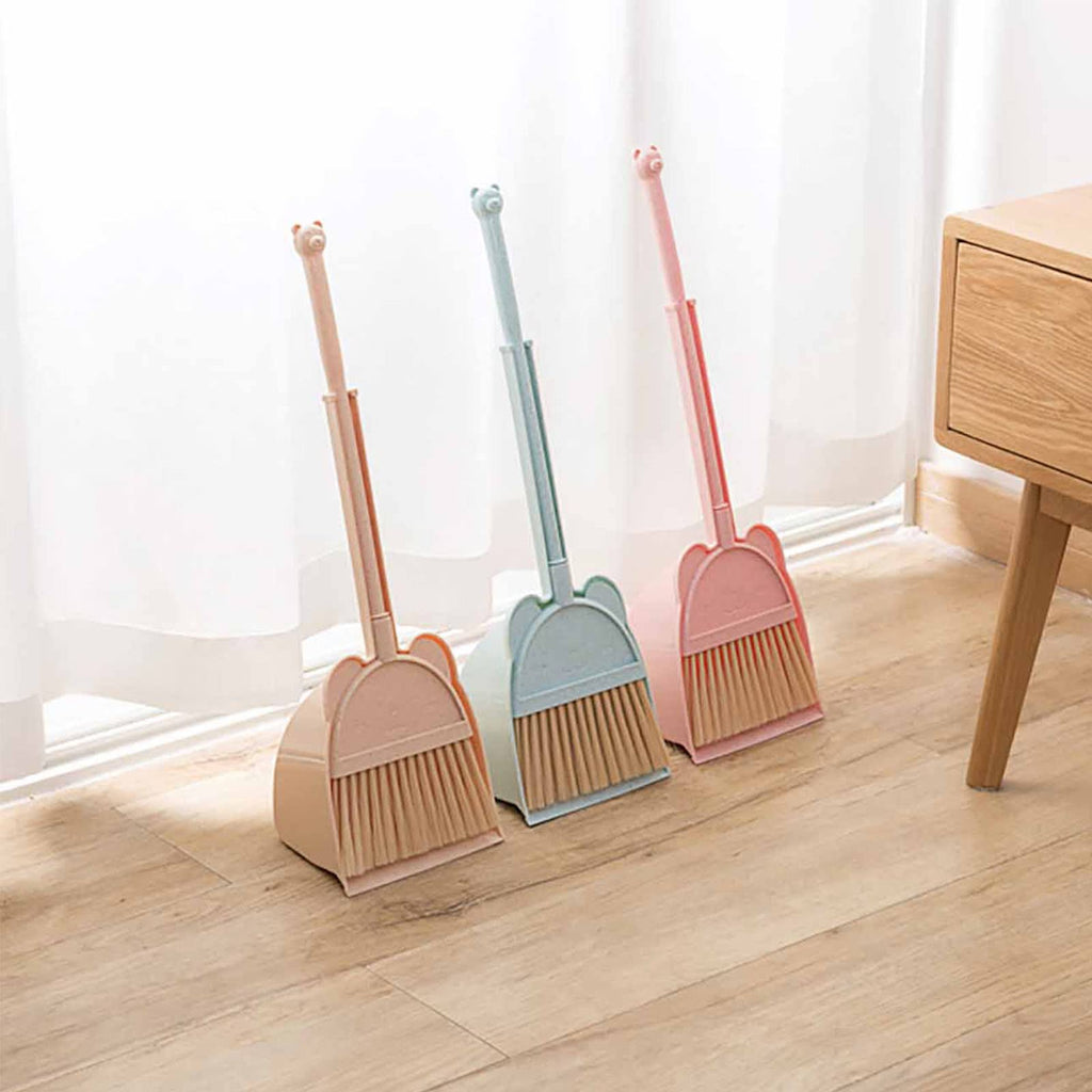 Children Small Broom and Dustpan Set,Learning Sweeping Tool,Kids Broom Kits