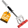 Extendable Floor and Wall Roller for Vinyl Flooring, Tile & Linoleum Roller with Extendable 17" to 27" Handle, 7.5"