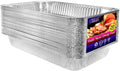 Aluminum Deep Foil Pans Full Size, Large Disposable Roasting & Baking Pan, 21"x13" (20 Pack) Extra Heavy Duty Chafing
