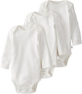 Baby 3-pack Long Sleeve Bodysuits Made With Organic Cotton