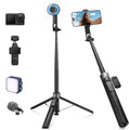 72" Selfie Stick for iPhone, Phone Tripod | Clip & Magnetic, Remote, 1s Open & Close, Compatible with iPhone 17-12