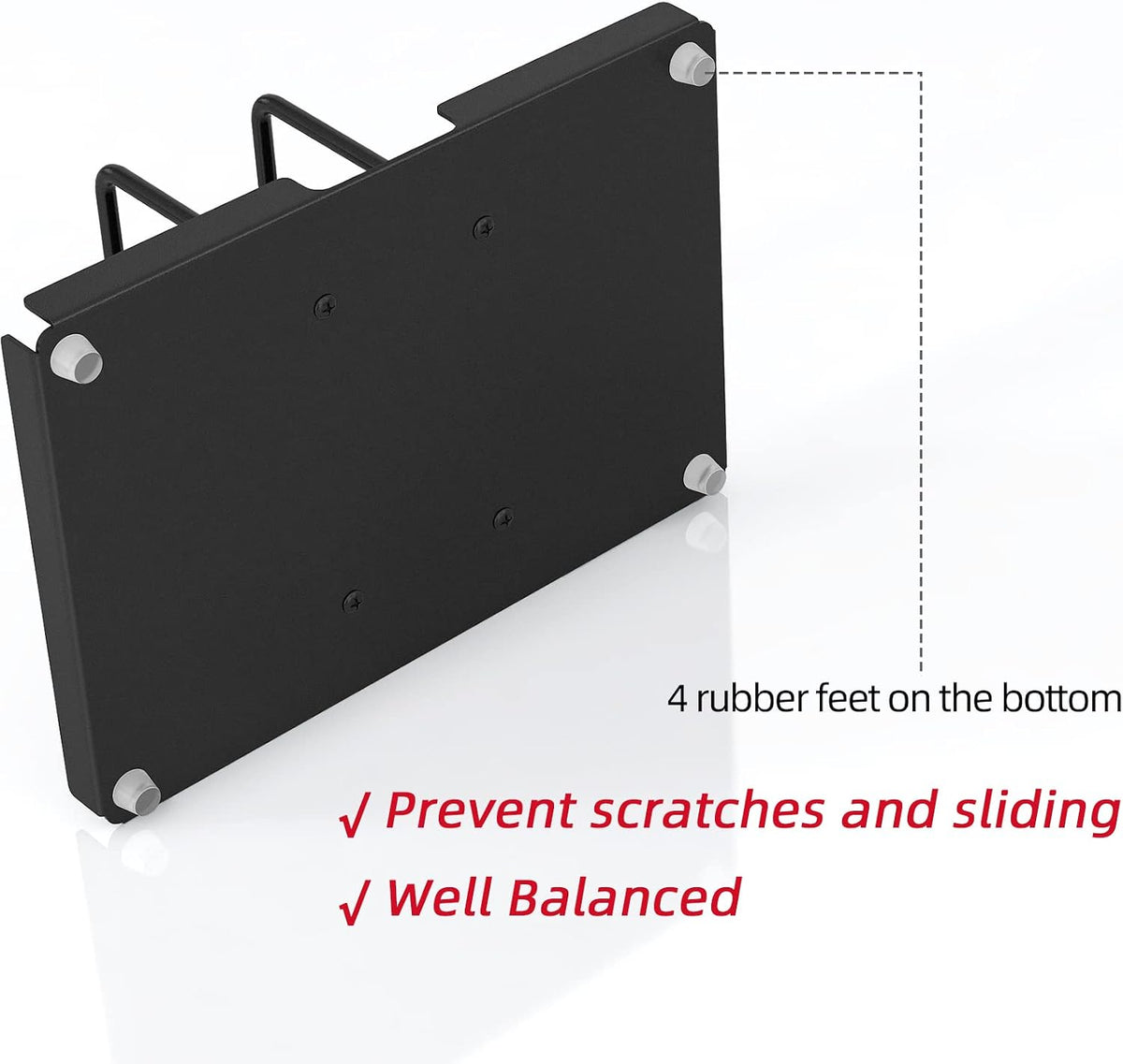 Napkin Holder for Table with Salt and Pepper Shakers Caddy, Black