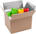 Insulated shipping box for 20 units, 12 x 10 x 8 inches
