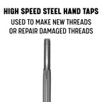Drill America - T/A54358 10-32 High Speed Steel Bottoming Tap, T/A Series