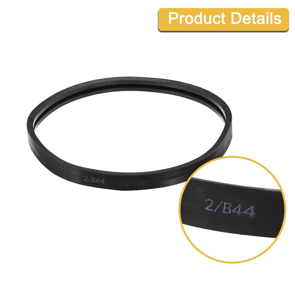 uxcell 2/B44 Classic Wrapped 2 Banded 47" Outer Circ B Profile V-Belt