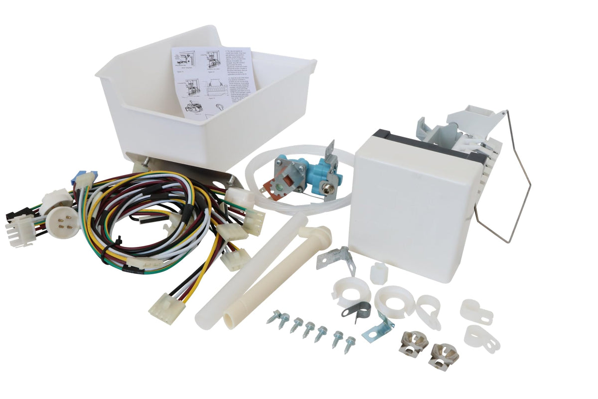 4396418 Refrigerator Ice Maker Assembly Kit for Whirlpool, Replaces 4344173