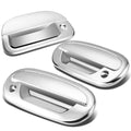 For Ford F-150 2DR Tailgate+Door Handle Cover w/Passenger Keyhole (Chrome)