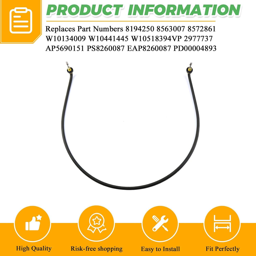 WDT710PAYW6 WDF130PAHB0 Dishwasher Heating Element for Whirlpool WDT710PAYM6 WDF330PAHS2 WDF540PADB2 WDF510PAYS6 WDF520PADM3 WDF520PADM6 WDF310PAAW3 WDF520PADM7 WDT750SAHZ0 WDT730PAHZ0 WDP540HAMZ
