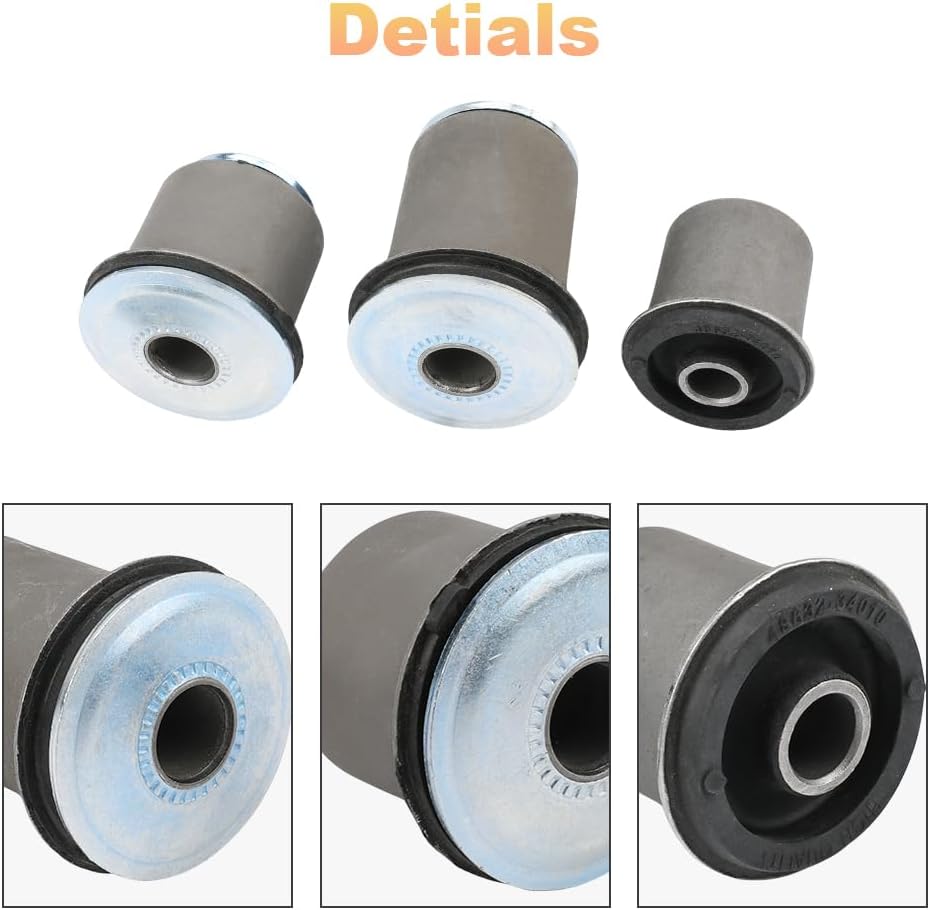 Front Uppe & Lower Control Arm Bushing Compatible with Toyota Tundra 01-07