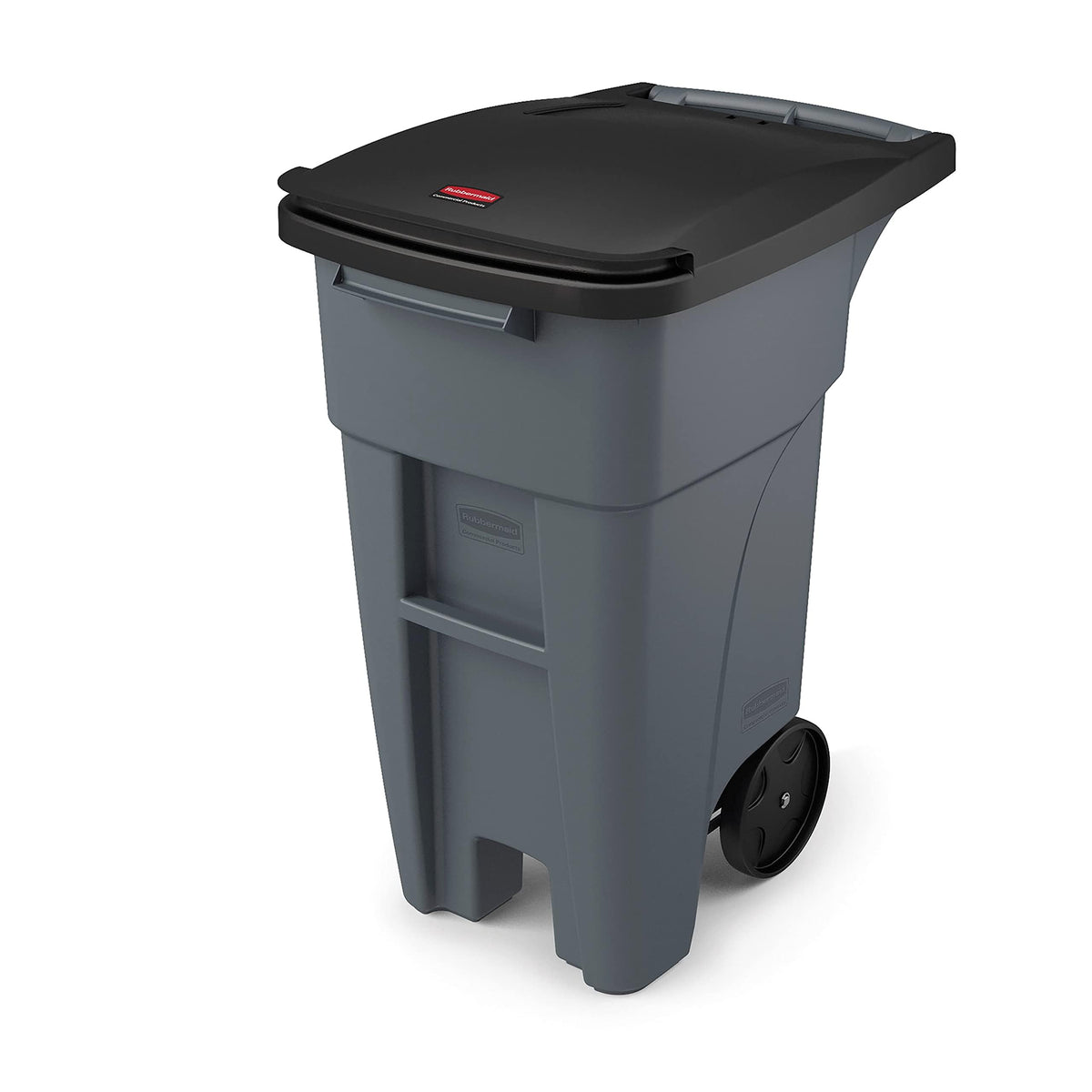 Brute Rollout Trash Can, Gray, 32-Gallon