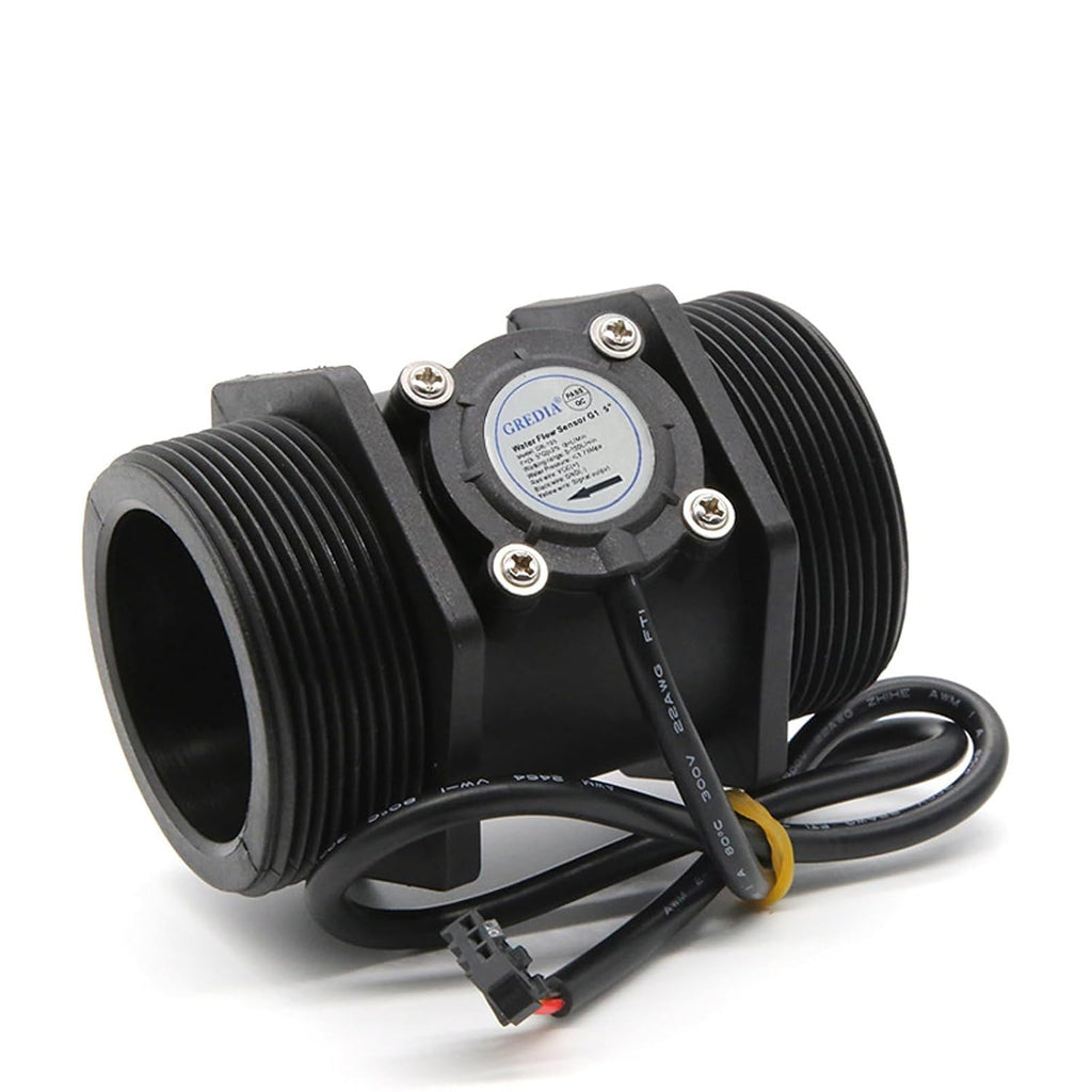 G1-1/2" 1.5" Water Flow Sensor Food-Grade Switch Hall Effect Flowmeter Fluid Meter Counter 5-150L/min