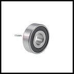 6202-12-2RS Deep Groove Ball Bearing 12x35x11mm Double Sealed Chrome Steel Z2 Lever Bearings Replacement Durable Material