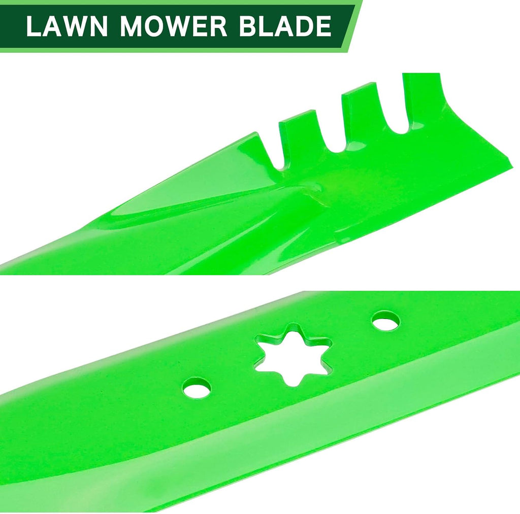 42 Inch Mulching Blades Fits Cub Cadet RZT-L42 ZT1-42 XT1-42 RZT ZT1 XT1 Troy Bilt TB42 Pony Bronco Lawn Mower 6 Star
