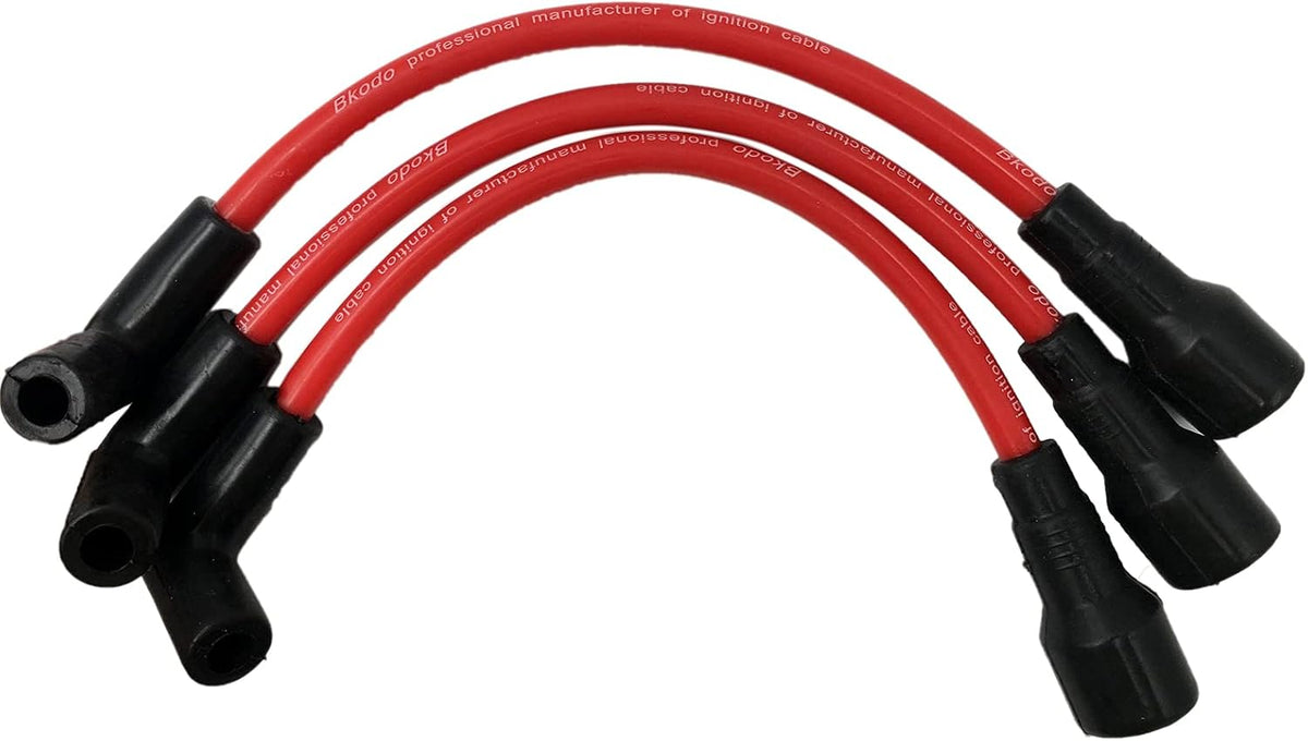 LIZAPUS Compatible with Mercury 65-90HP High Tension Ignition Spark Plug Wire Cable Set 3 Cylinder