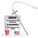 Replacement for Frigidaire 316490001 Oven Temperature Probe