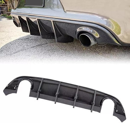 Rear Diffuser Fit for 2015-2023 Dodge Charger SRT, R/T 392, Scat Pack Models Rear Bumper Lip Splitter Spoiler Fit